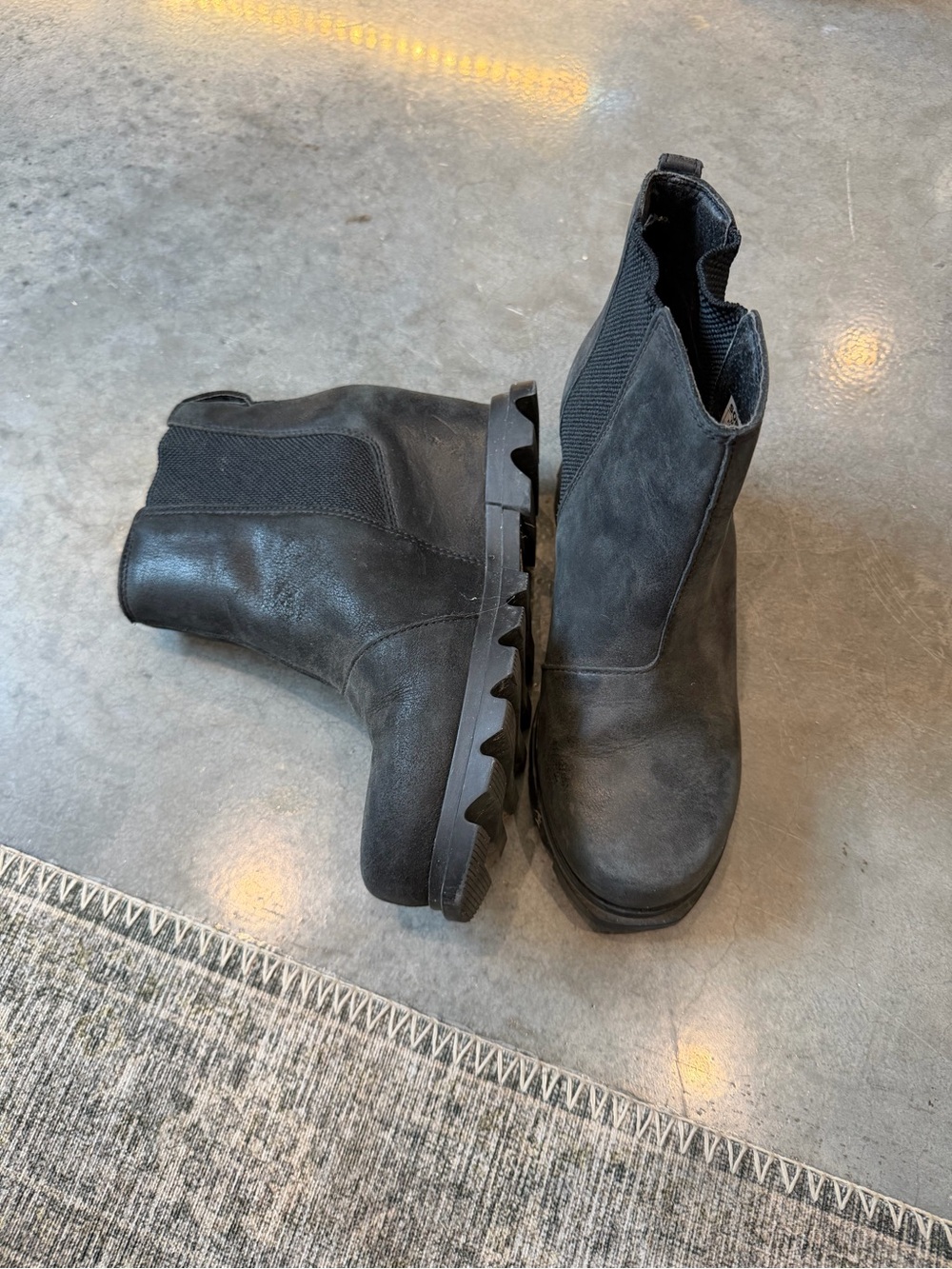 Heeled Sorel shoes